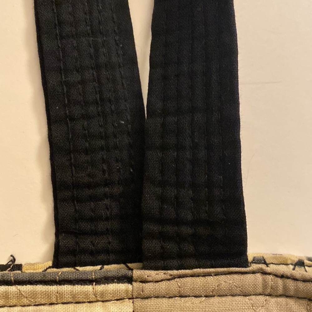 Donna Sharp shoulder tote bag patchwork quilted b… - image 7